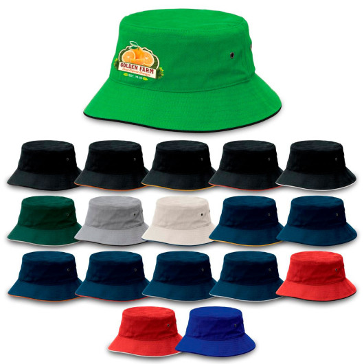 Main Sandwich Brim Bucket Hats